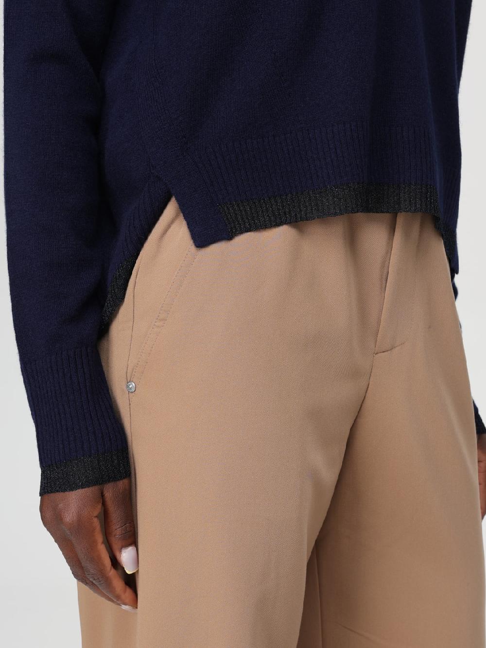 Giglio Maglia A V Pinko In Lana E Cashmere