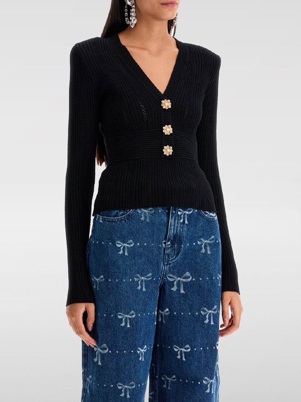 Giglio Maglia a v Self-Portrait in viscosa