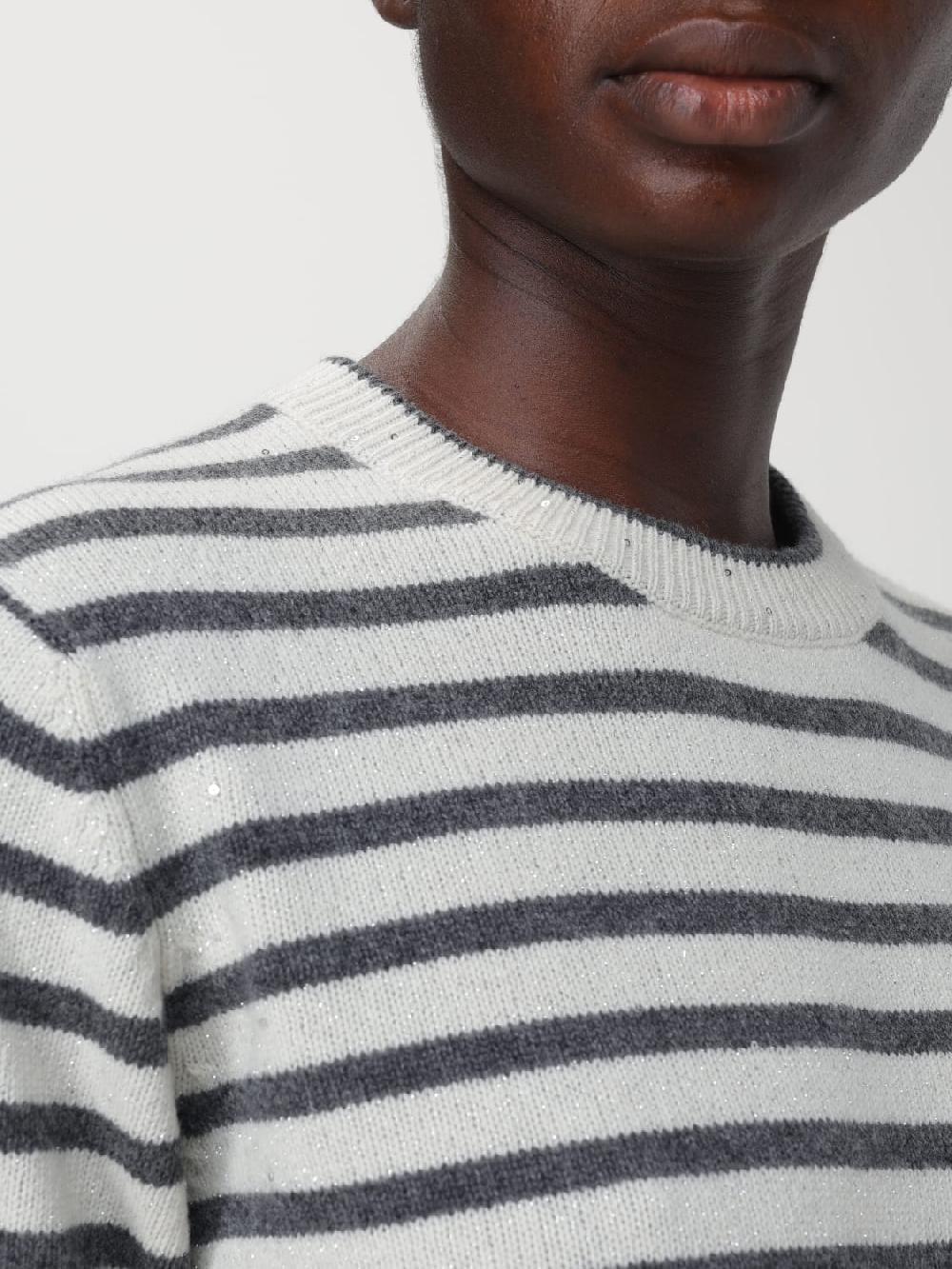 Giglio Maglia Basic Brunello Cucinelli A Righe