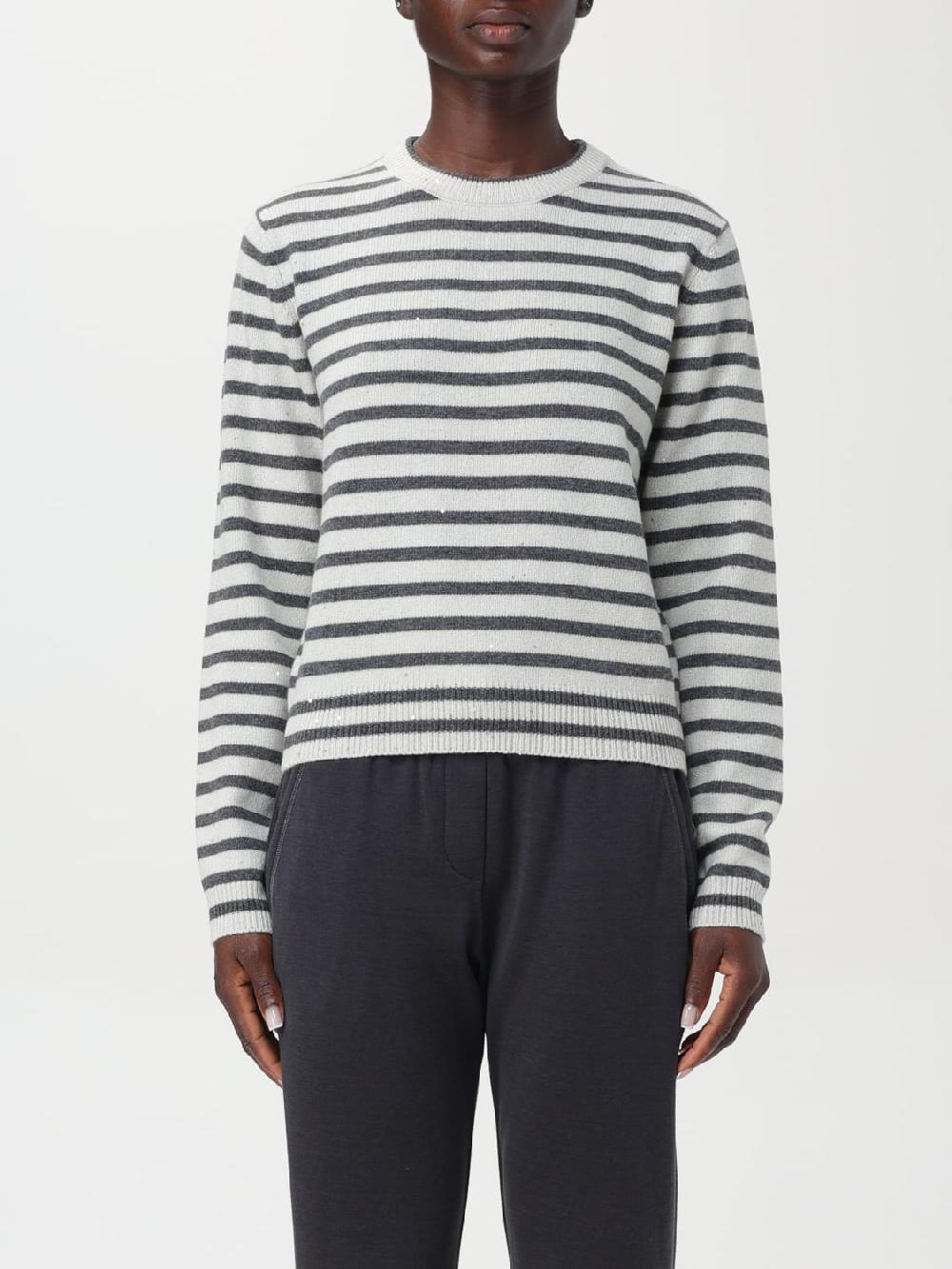 Giglio Maglia basic Brunello Cucinelli a righe