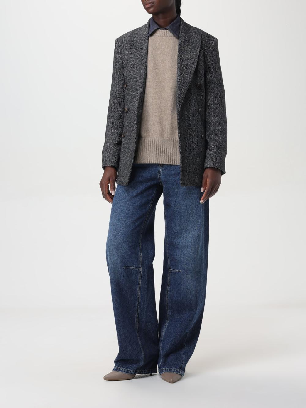Giglio Maglia Basic Brunello Cucinelli In Cashmere
