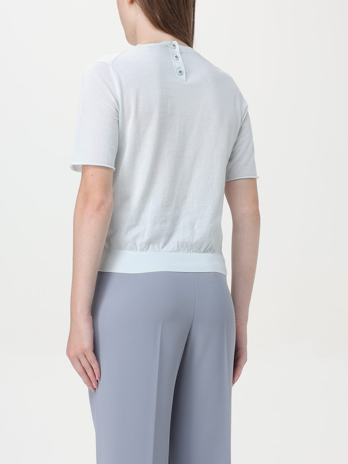 Giglio Maglia Basic Di Cotone Tory Burch