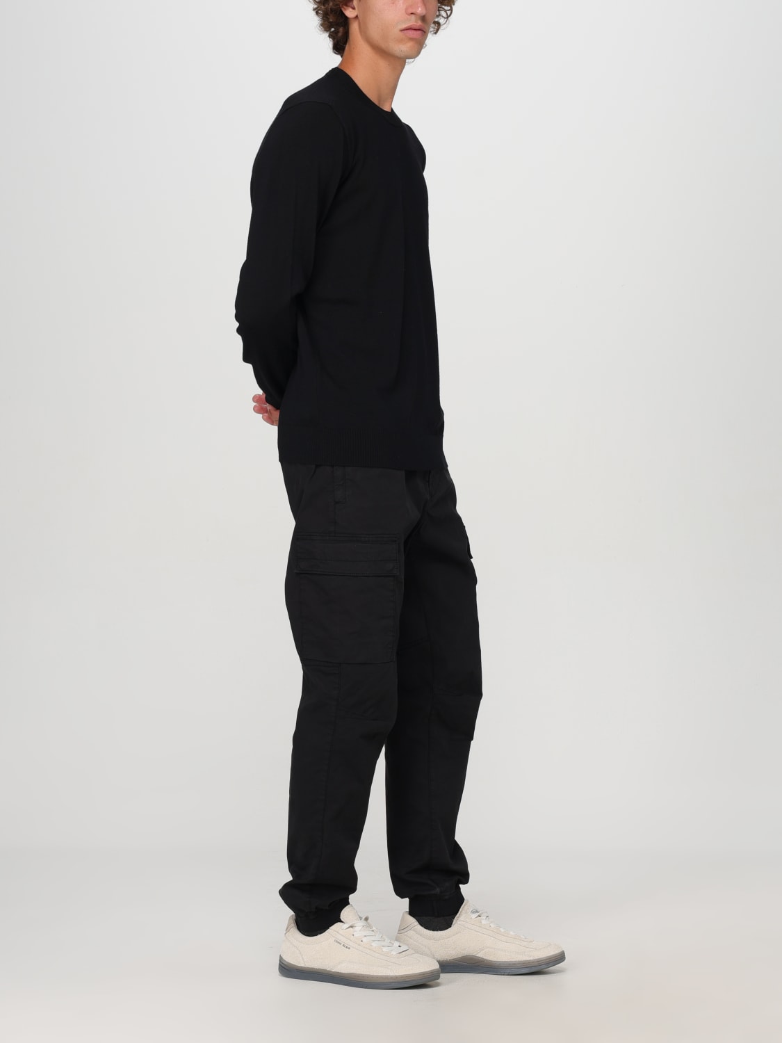 Giglio Maglia Basic Stone Island In Lana Vergine