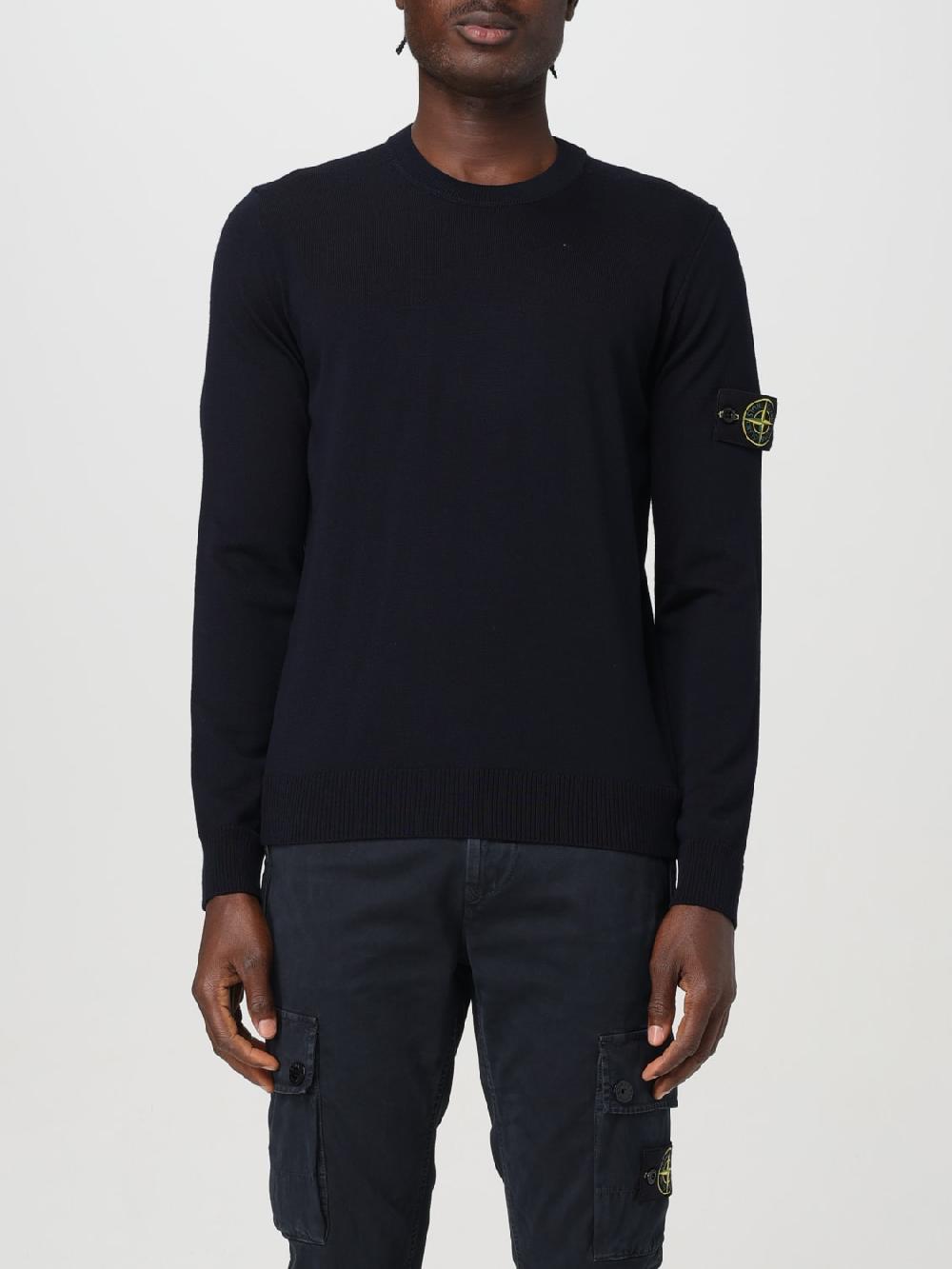 Giglio Maglia basic Stone Island in lana vergine