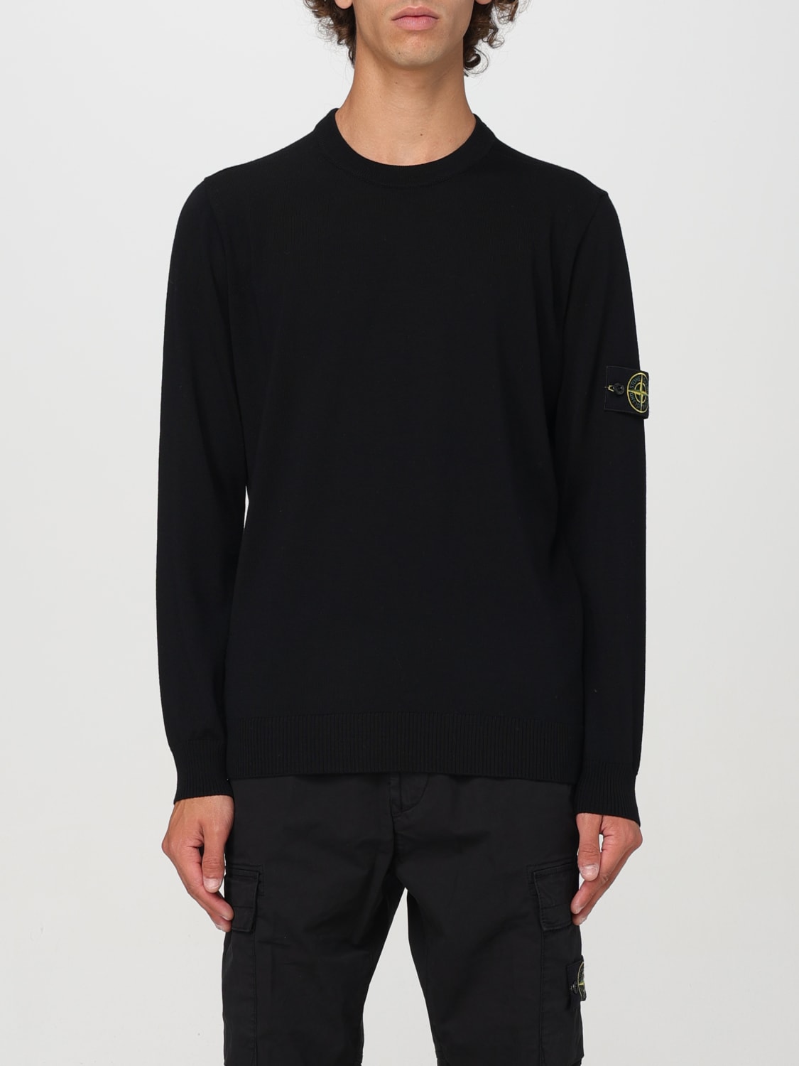 Giglio Maglia basic Stone Island in lana vergine
