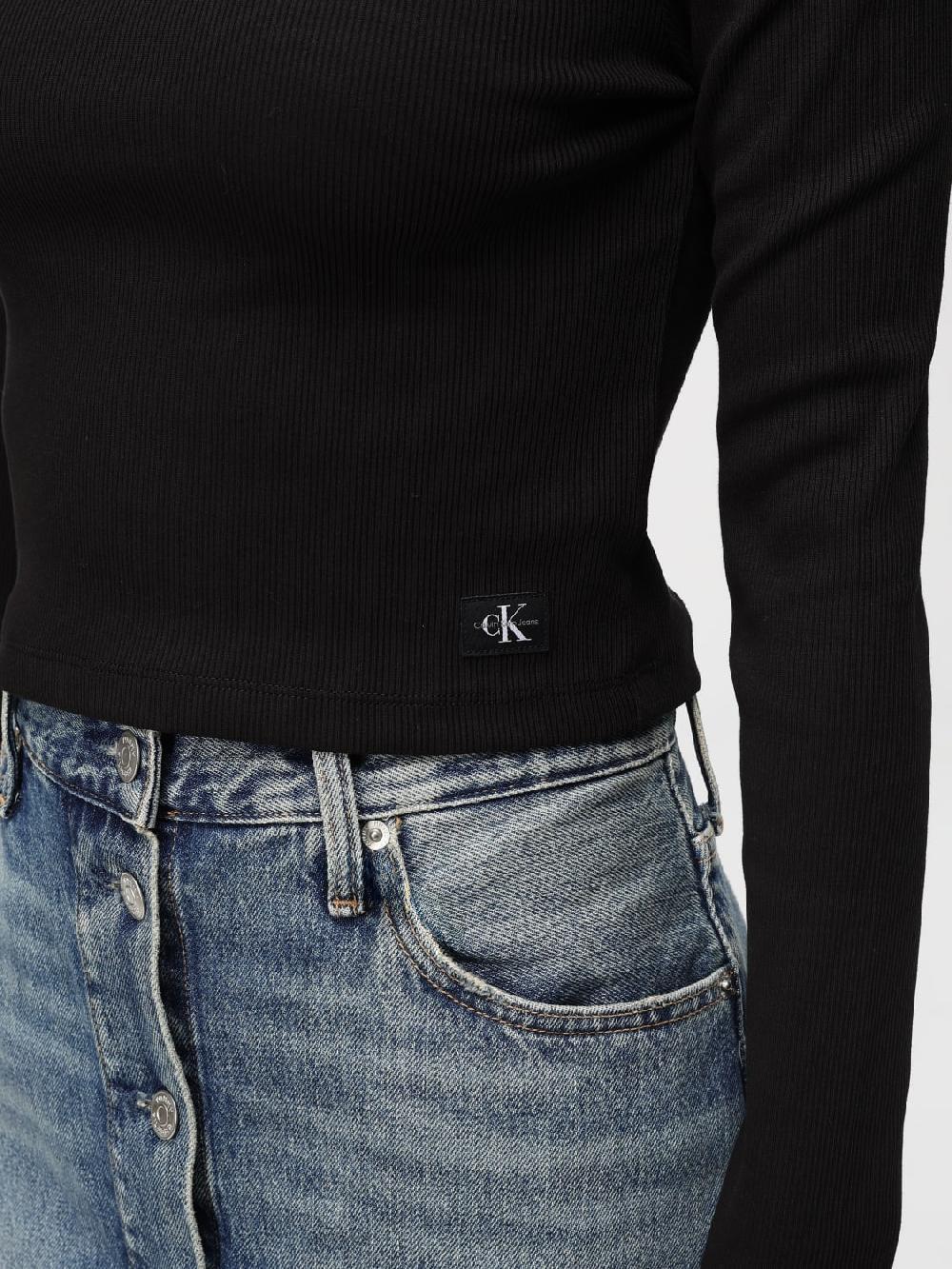Giglio Maglia Calvin Klein Jeans In Cotone Stretch