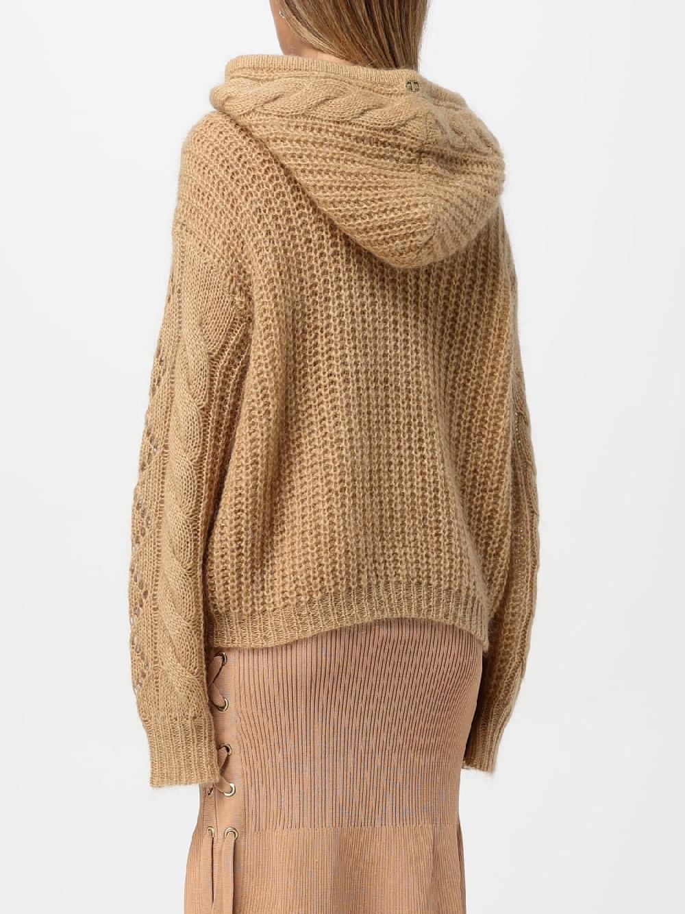 Giglio Maglia Con Cappuccio Twinset In Lana