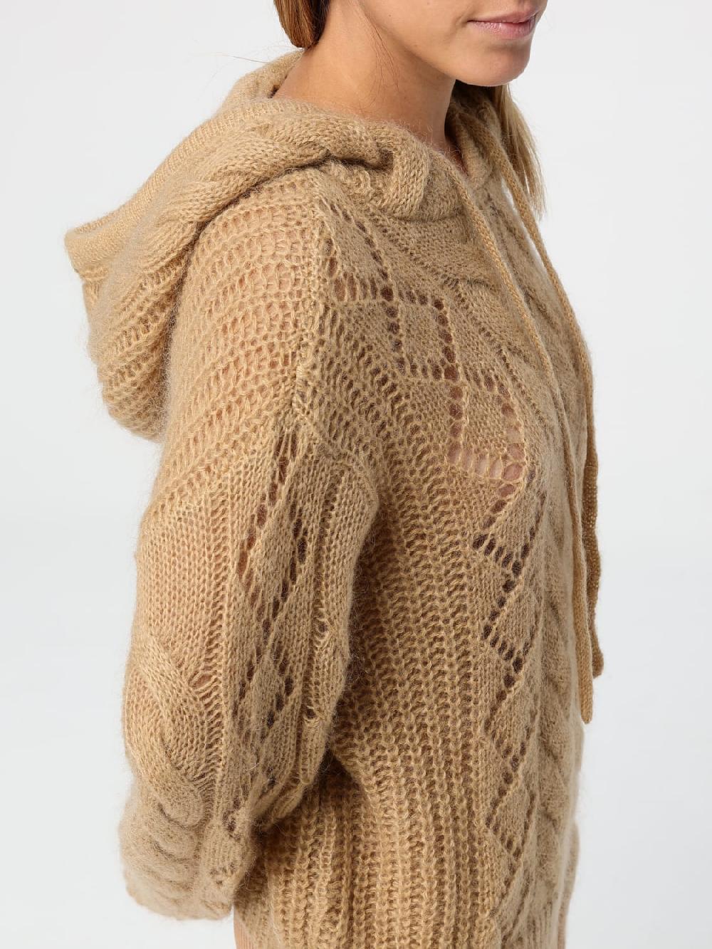 Giglio Maglia Con Cappuccio Twinset In Lana