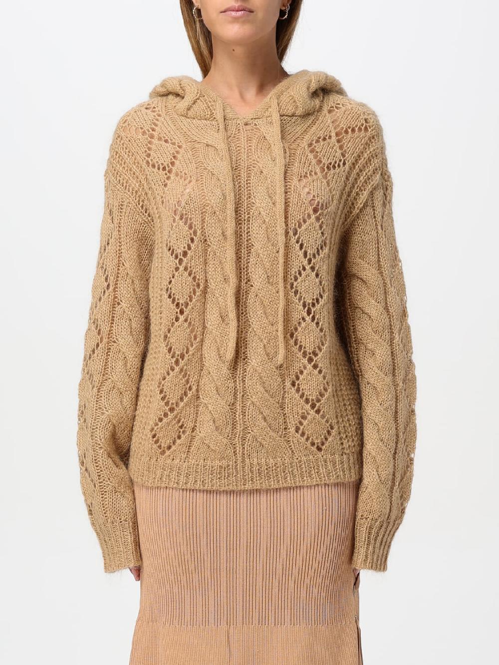 Giglio Maglia con cappuccio Twinset in lana