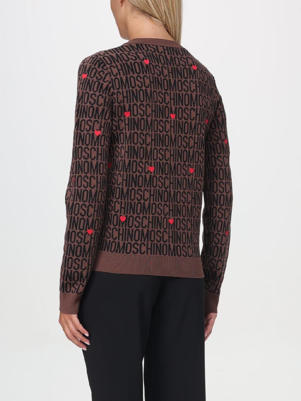 Giglio Maglia Con Logo All-over Moschino Couture