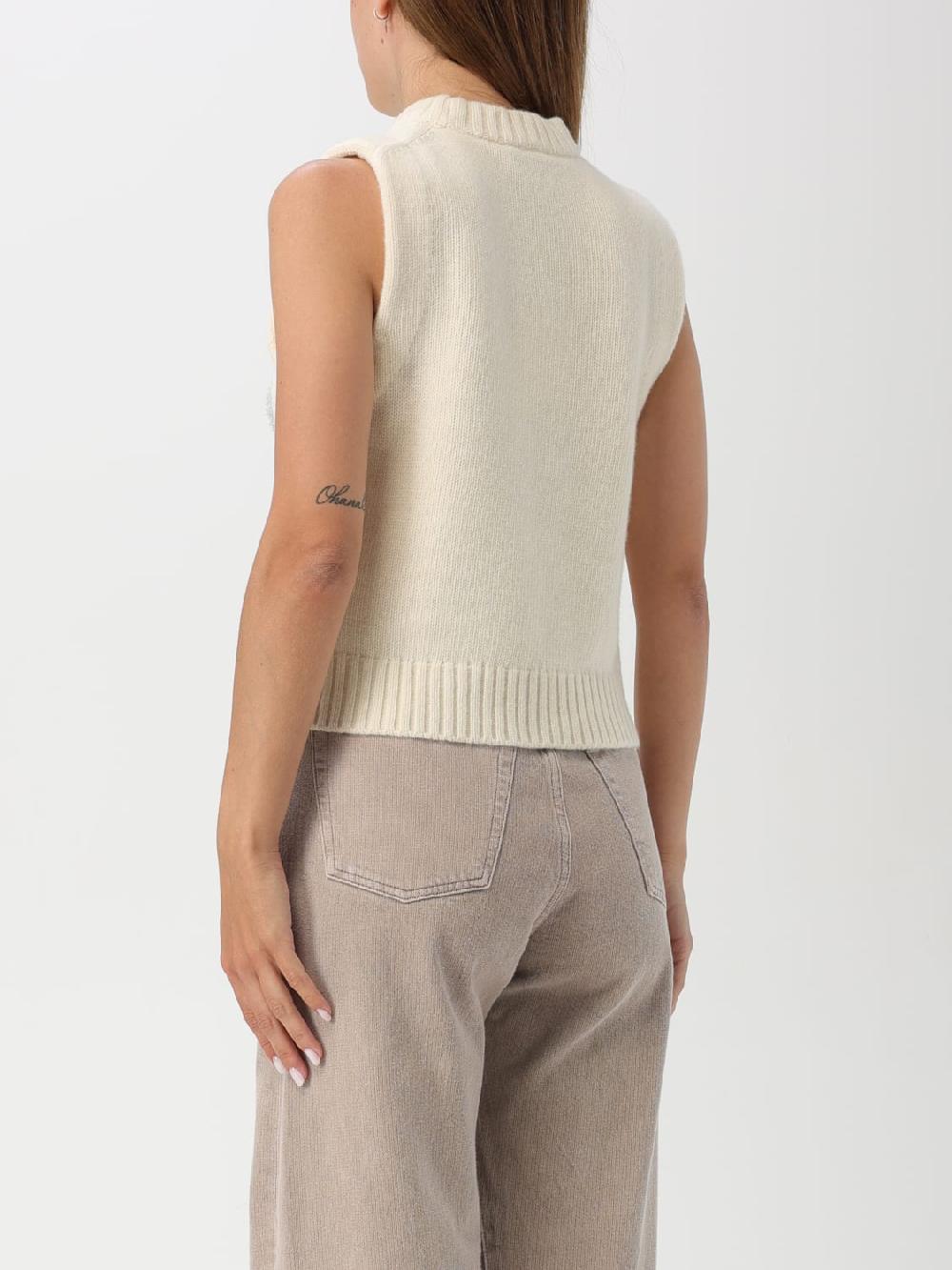 Giglio Maglia Con Logo Metallic Ganni