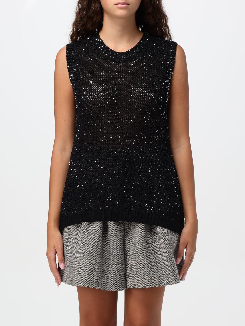 Giglio Maglia con paillettes Golden Goose