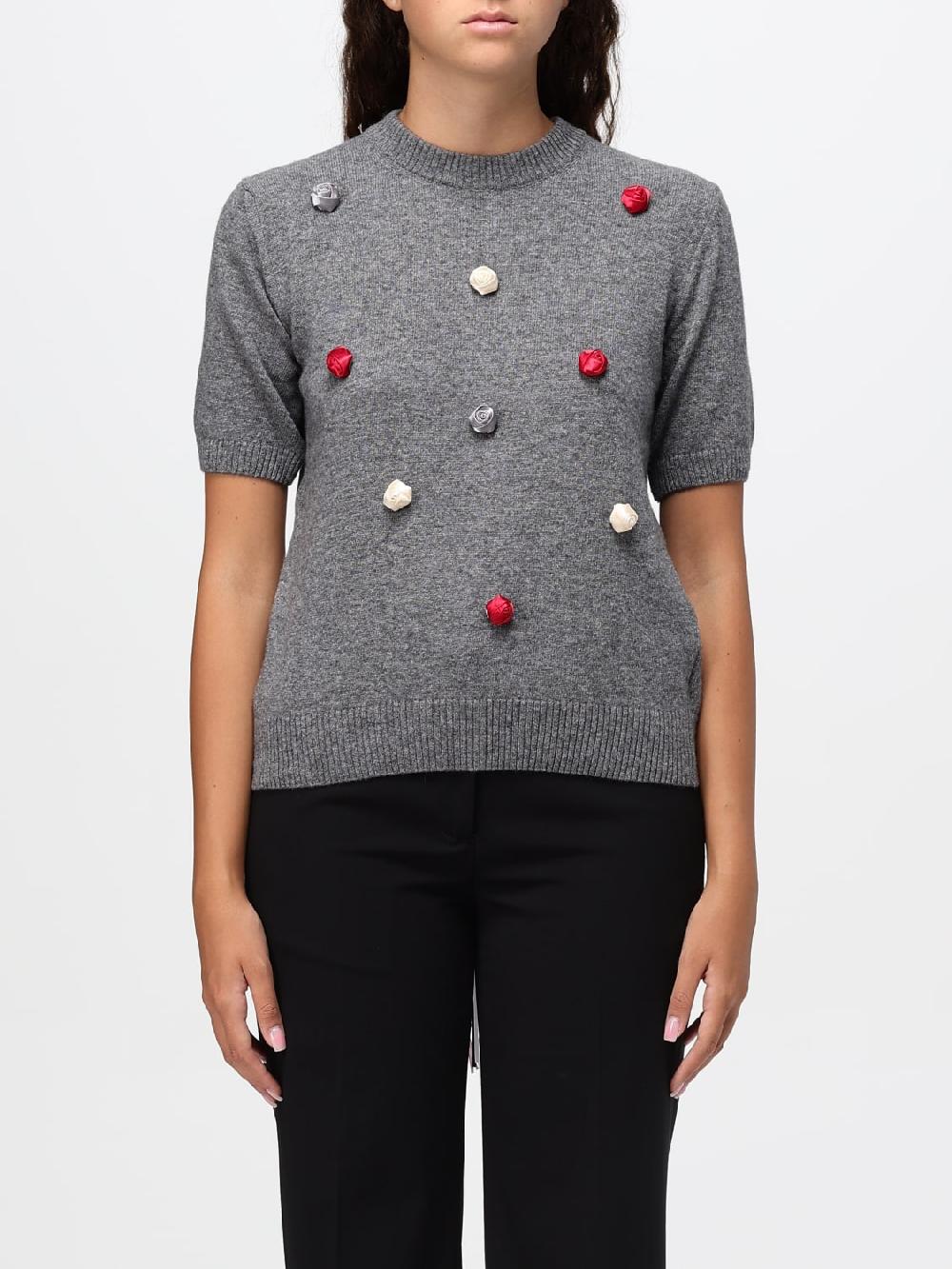 Giglio Maglia con pompon MSGM in lana
