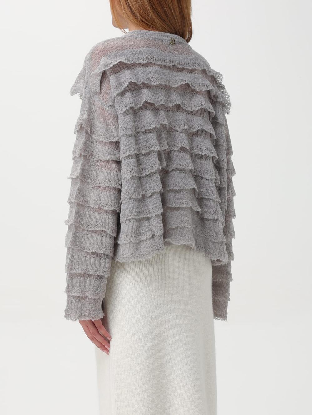 Giglio Maglia Con Rouches Twinset In Misto Lana