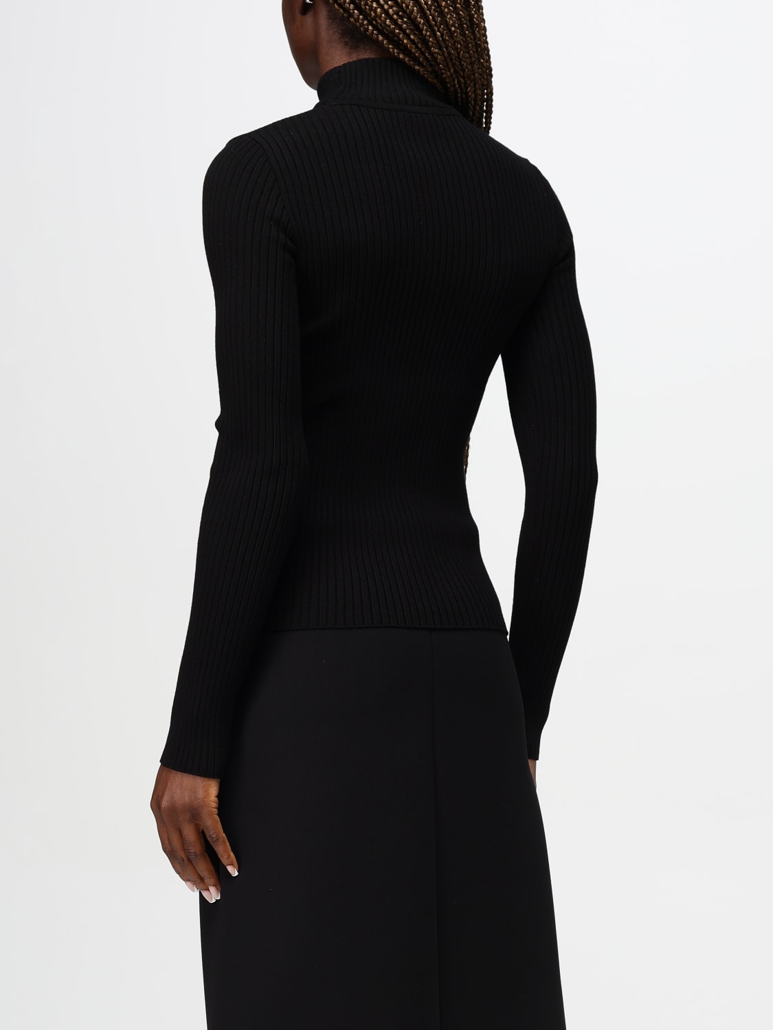 Giglio Maglia Courrèges In Viscosa A Coste Stretch