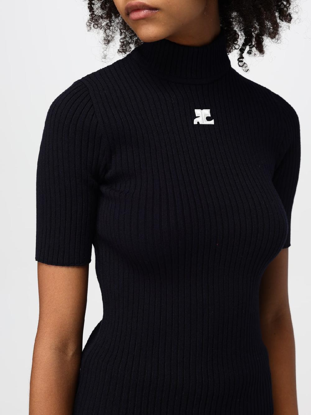 Giglio Maglia Courrèges In Viscosa Stretch