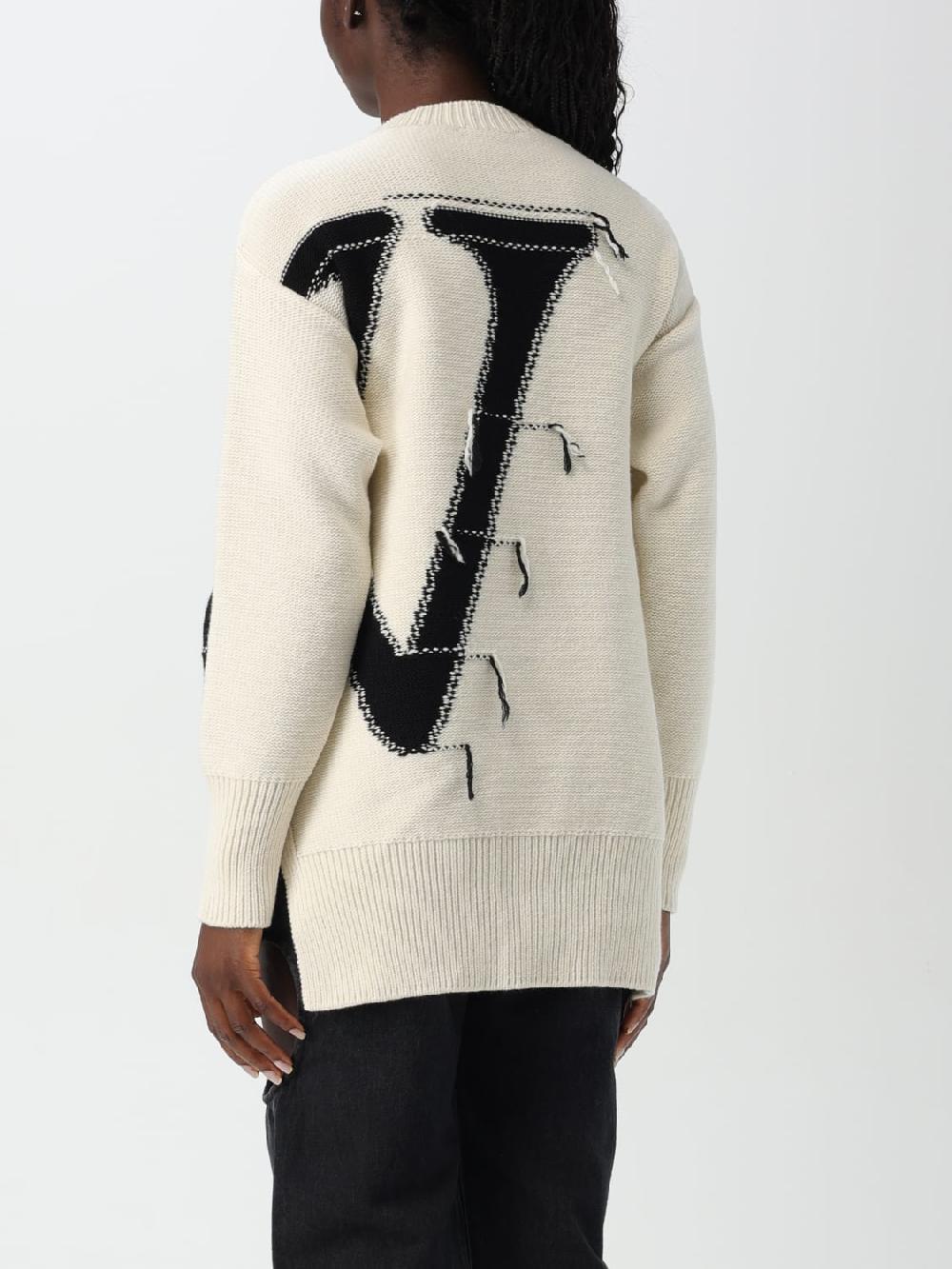 Giglio Maglia Di Lana Con Big Logo Off-white