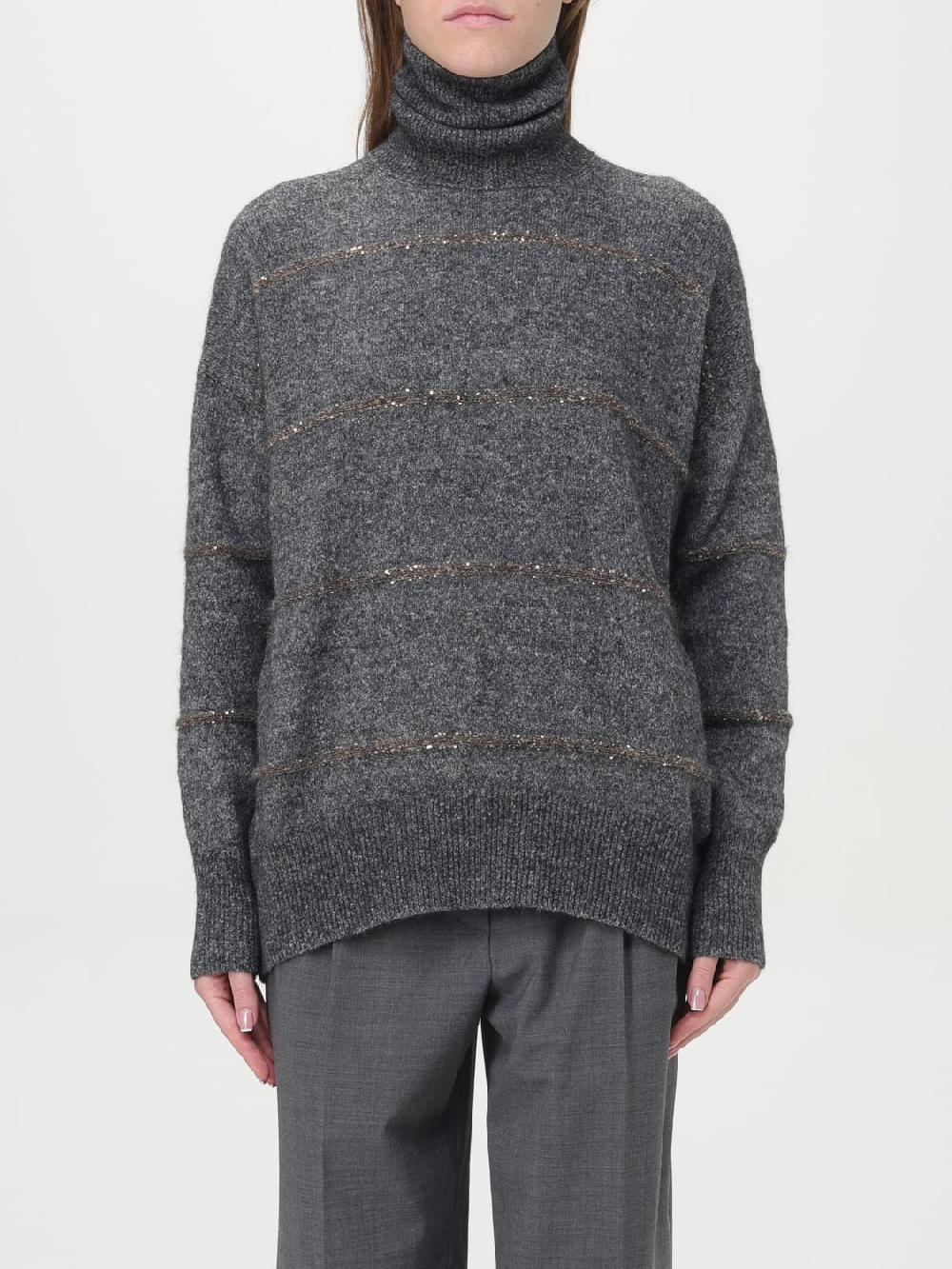 Giglio Maglia di lana e cotone Brunello Cucinelli