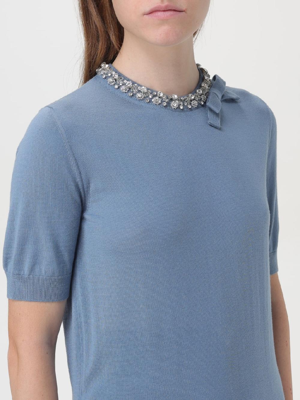 Giglio Maglia Di Lana Vergine Con Fiocco Valentino