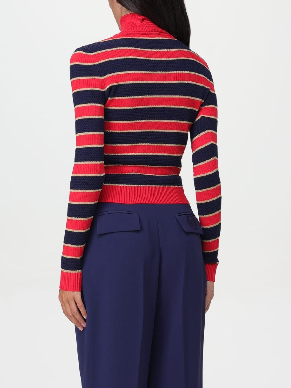 Giglio Maglia Elisabetta Franchi In Maglia A Righe