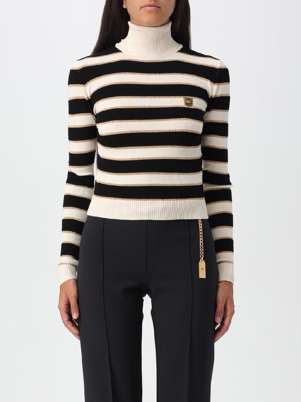 Giglio Maglia Elisabetta Franchi in maglia a righe