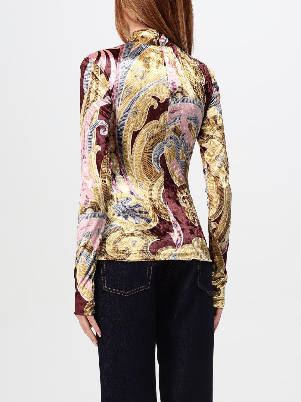 Giglio Maglia Etro In Velluto Stampato