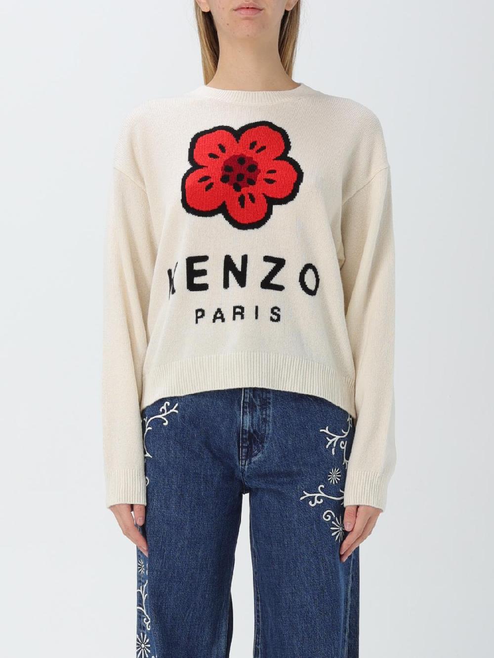 Giglio Maglia Fiore di lana Kenzo