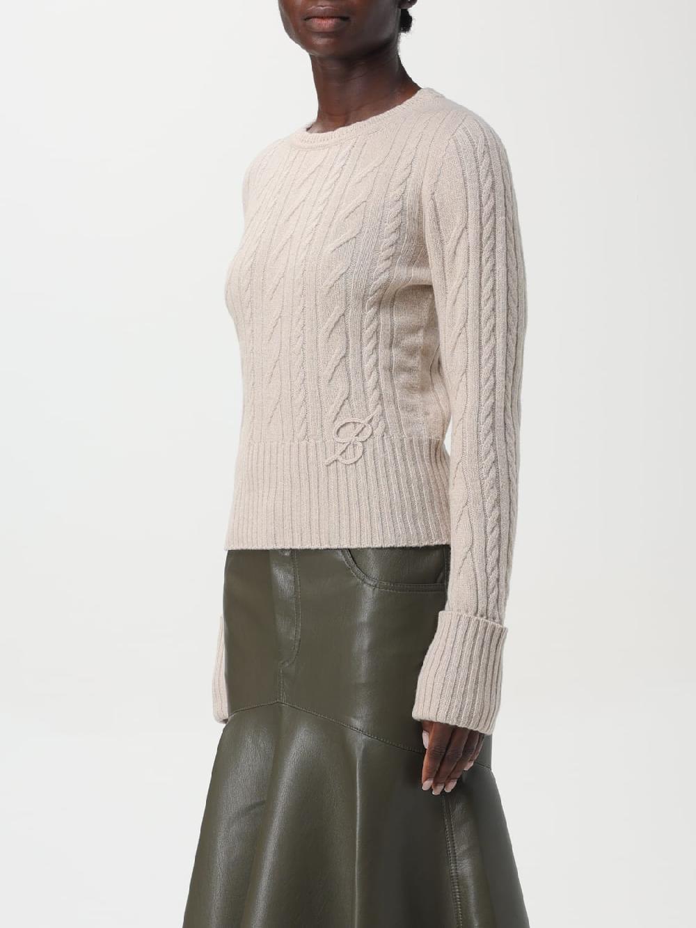 Giglio Maglia In Cashmere A Trecce Blumarine