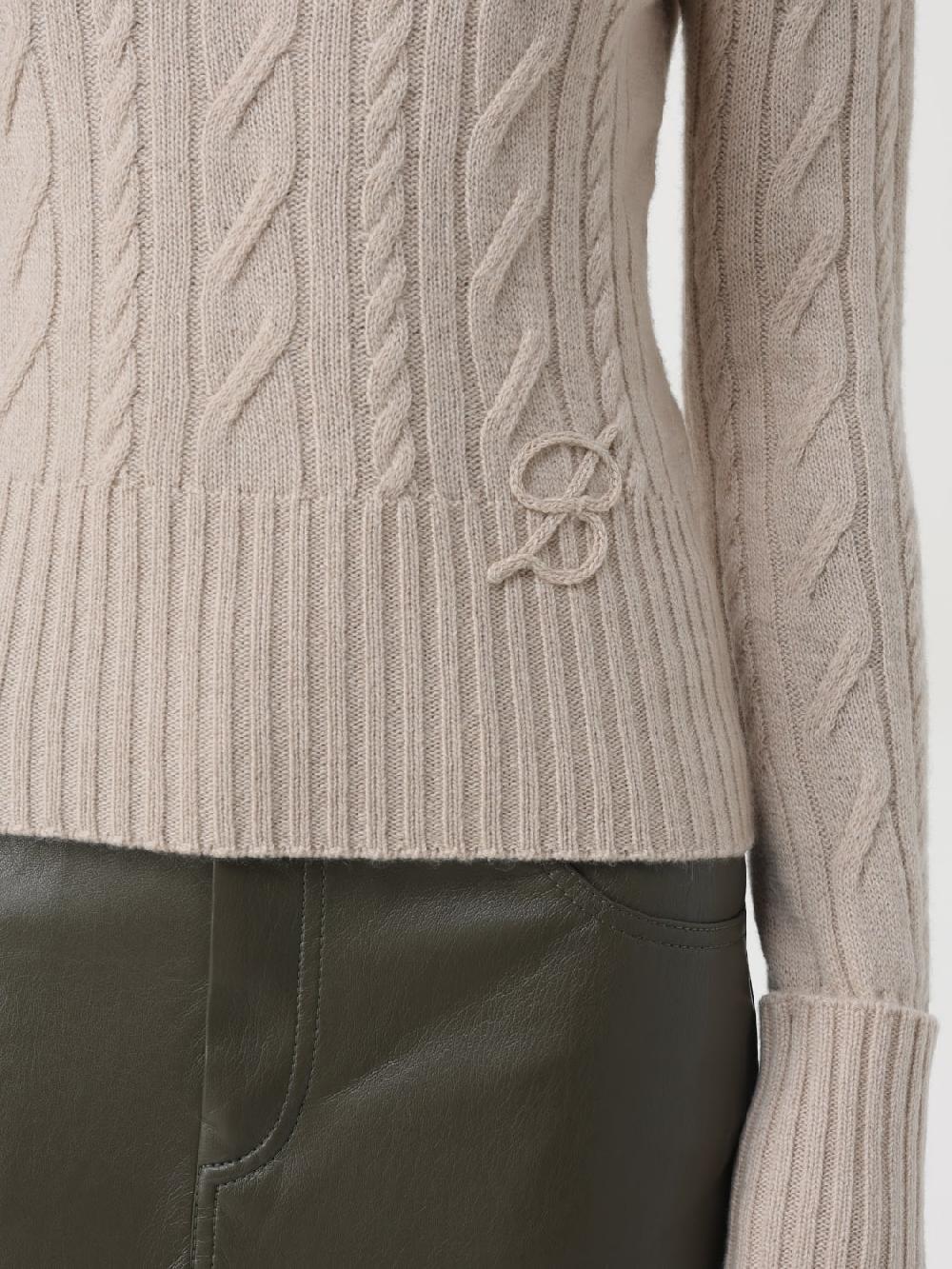 Giglio Maglia In Cashmere A Trecce Blumarine