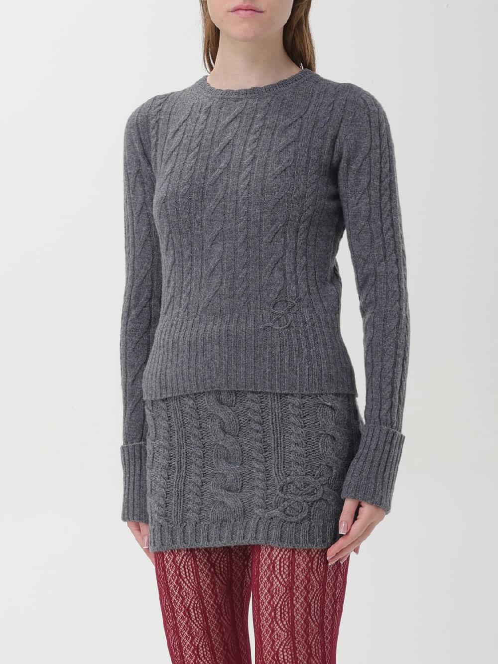 Giglio Maglia In Cashmere A Trecce Blumarine
