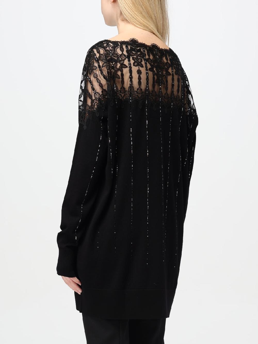 Giglio Maglia In Lana E Pizzo Ermanno Scervino