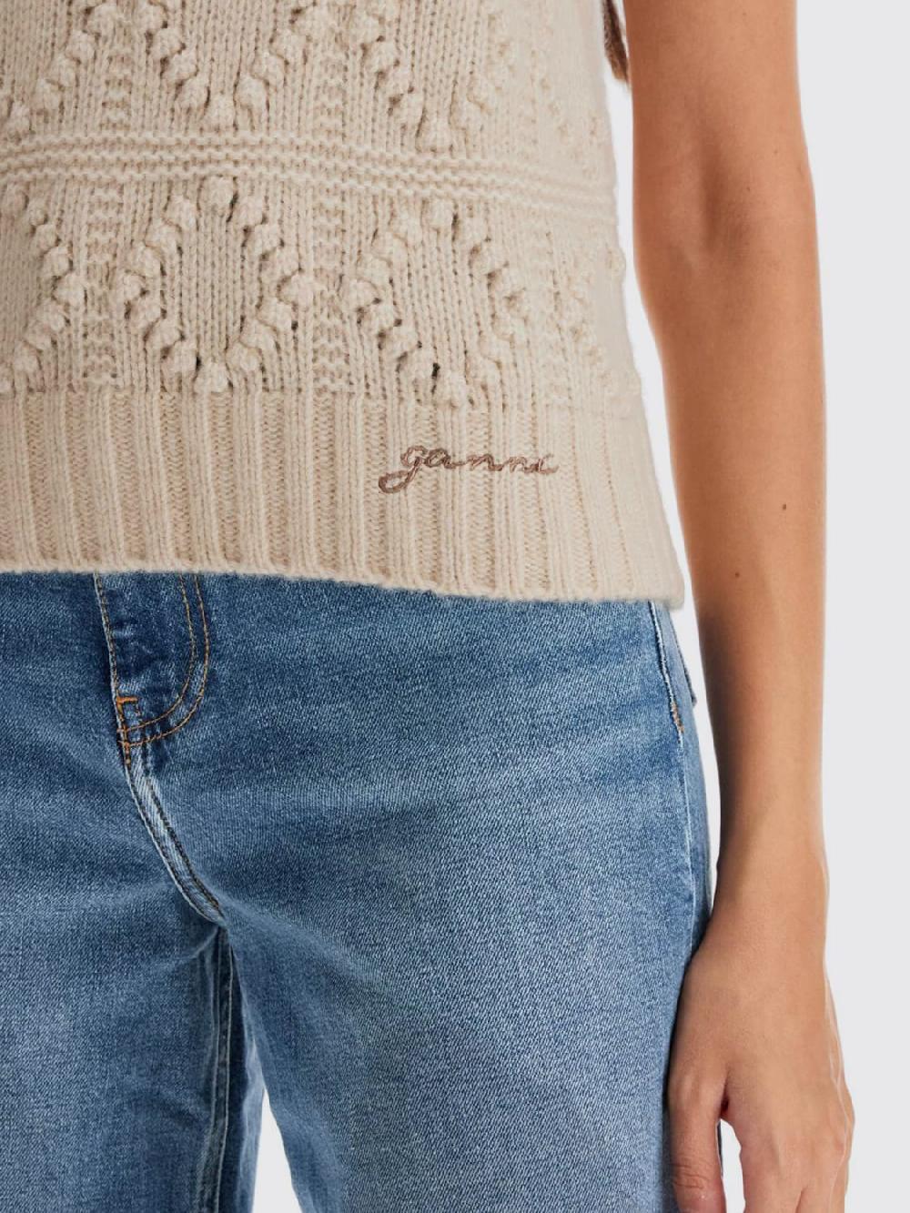 Giglio Maglia In Misto Lana Ganni