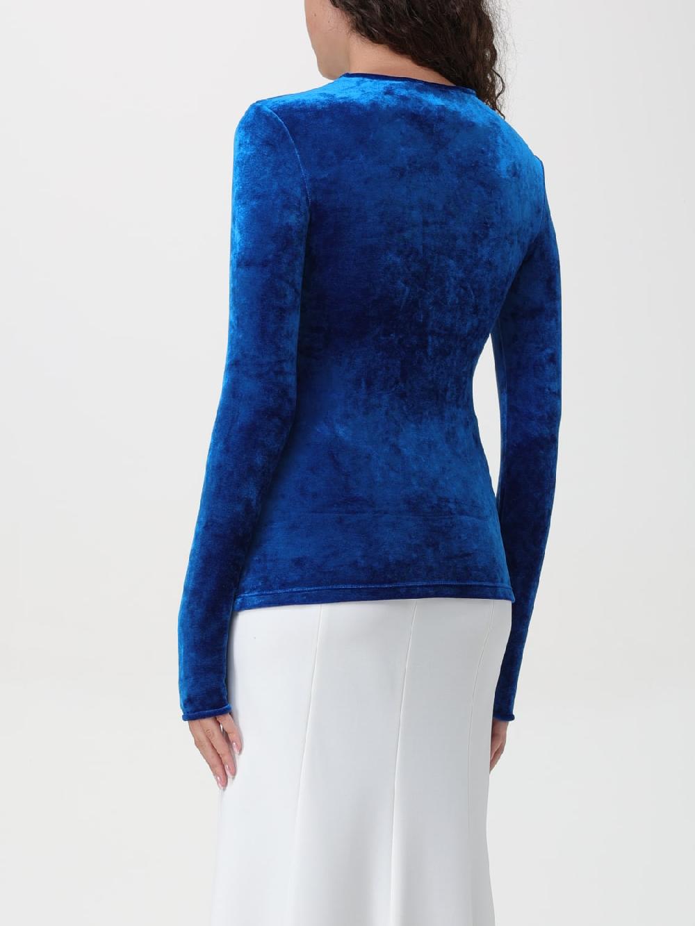 Giglio Maglia In Velluto Giorgio Armani