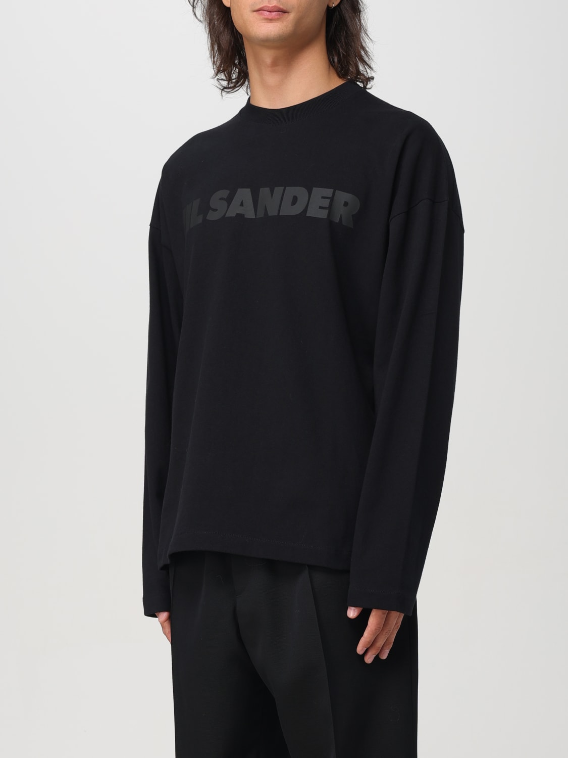 Giglio Maglia Jil Sander In Cotone Con Stampa Logo