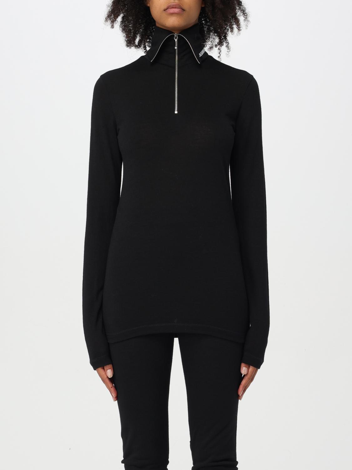 Giglio Maglia Jil Sander in misto lana stretch