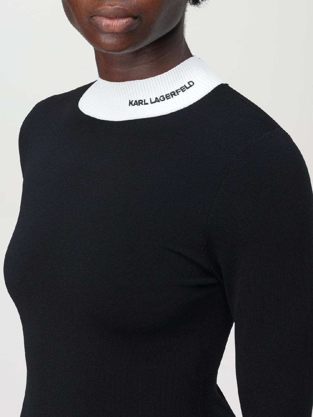 Giglio Maglia Karl Lagerfeld In Viscosa Stretch