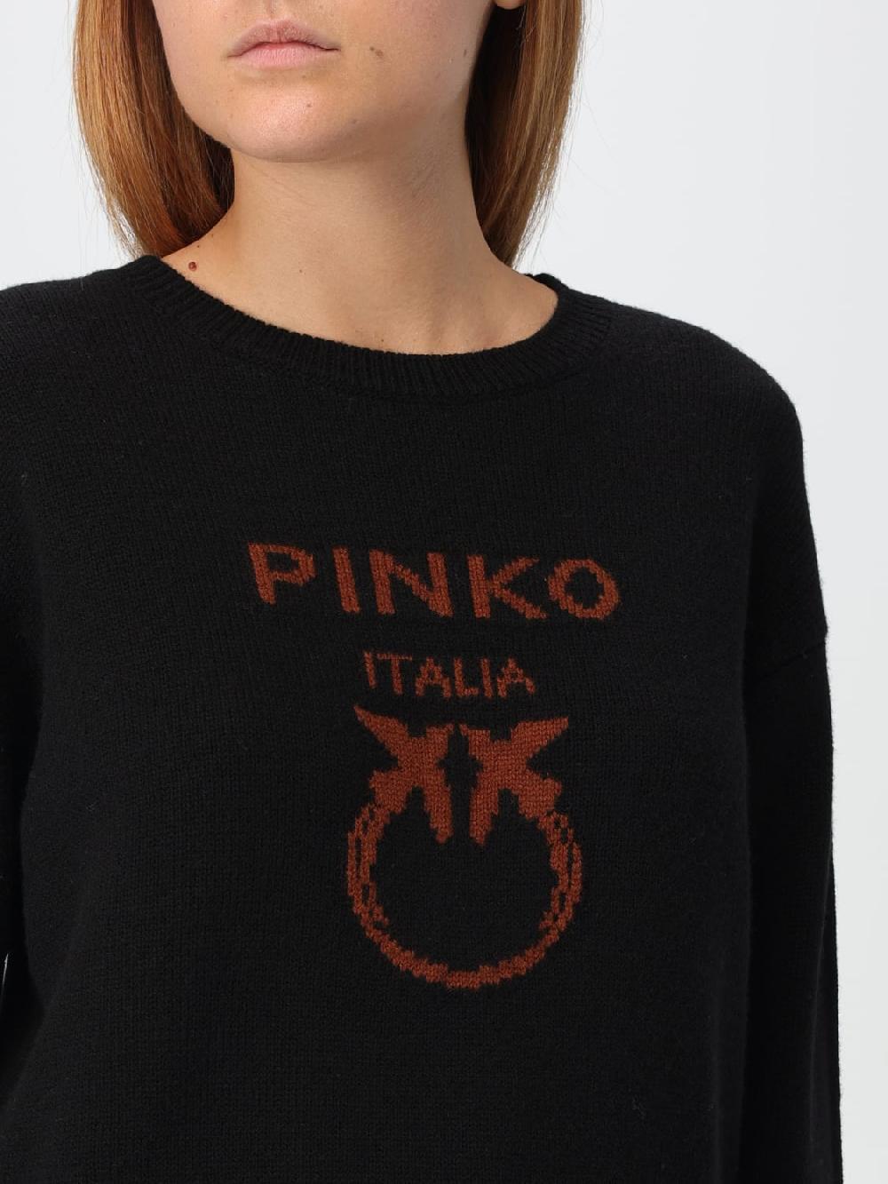 Giglio Maglia Love Birds Pinko In Lana