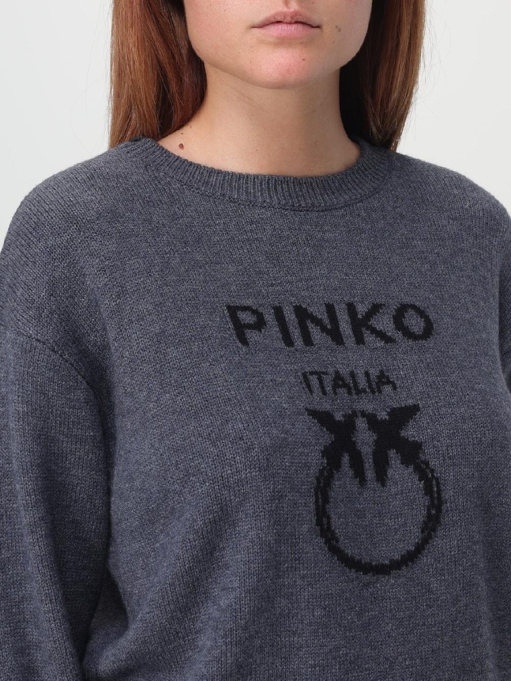 Giglio Maglia Love Birds Pinko In Lana