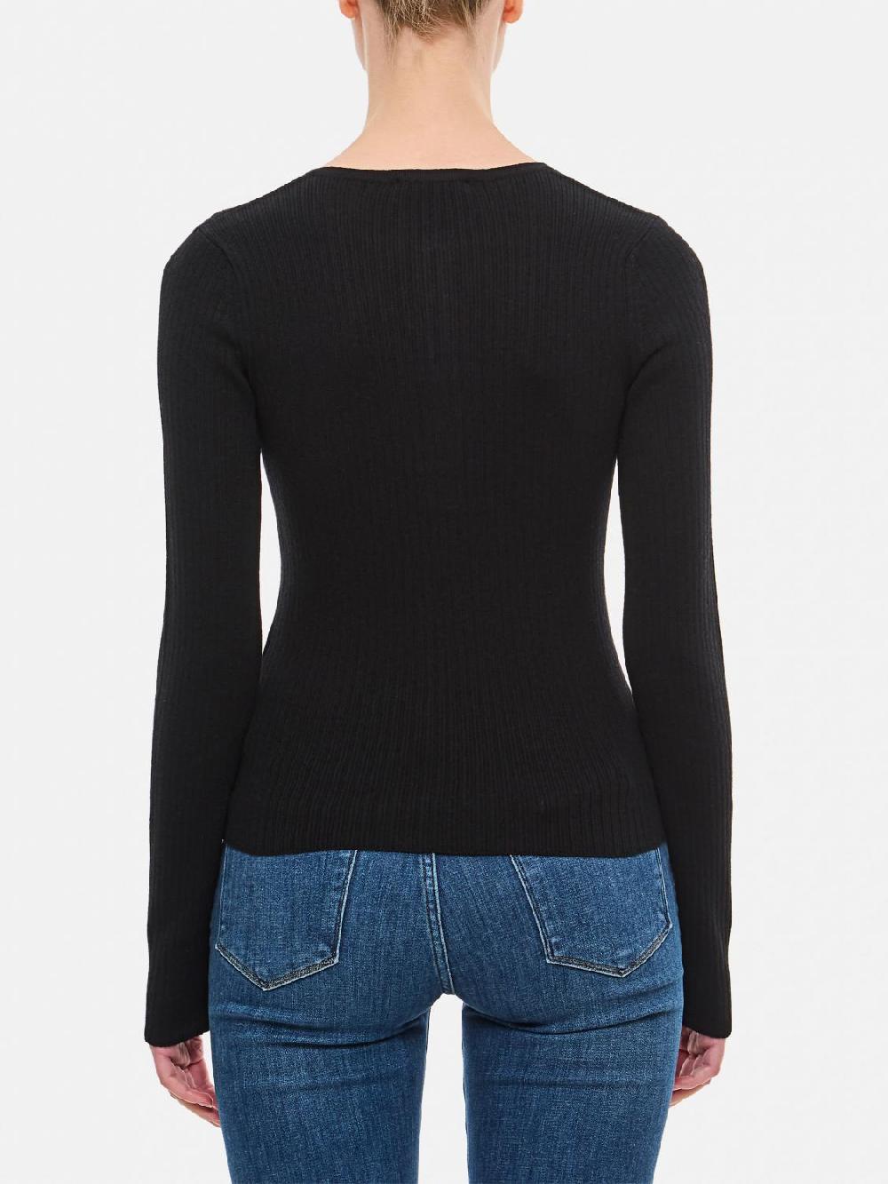 Giglio Maglia Max Mara In Seta E Cashmere A Coste