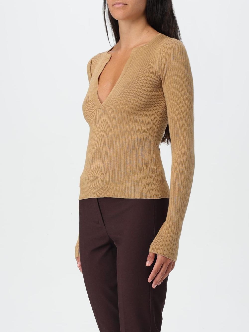 Giglio Maglia Max Mara In Seta E Cashmere A Coste