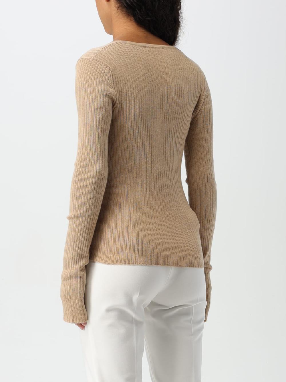 Giglio Maglia Max Mara In Seta E Cashmere A Coste