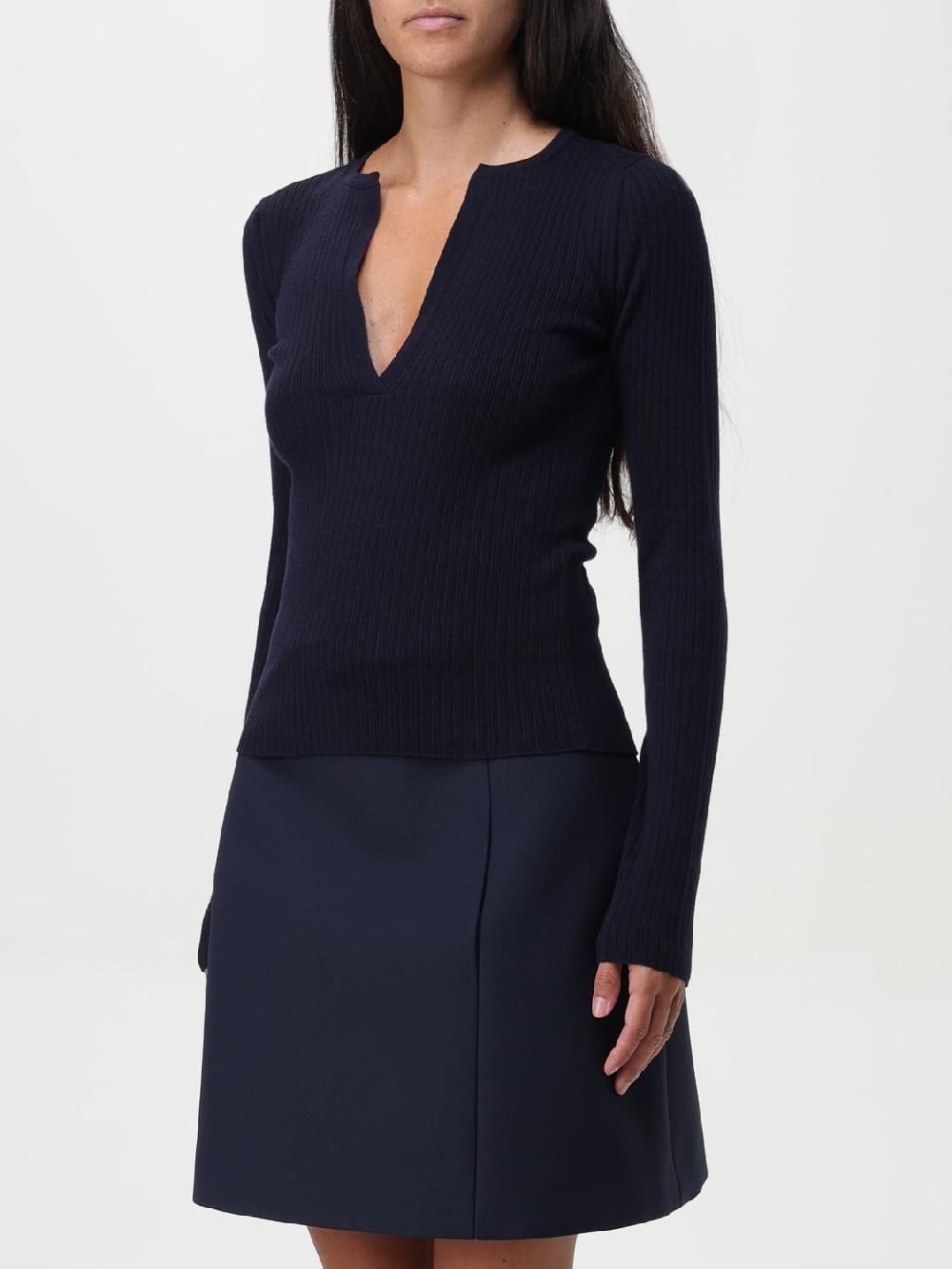 Giglio Maglia Max Mara In Seta E Cashmere A Coste