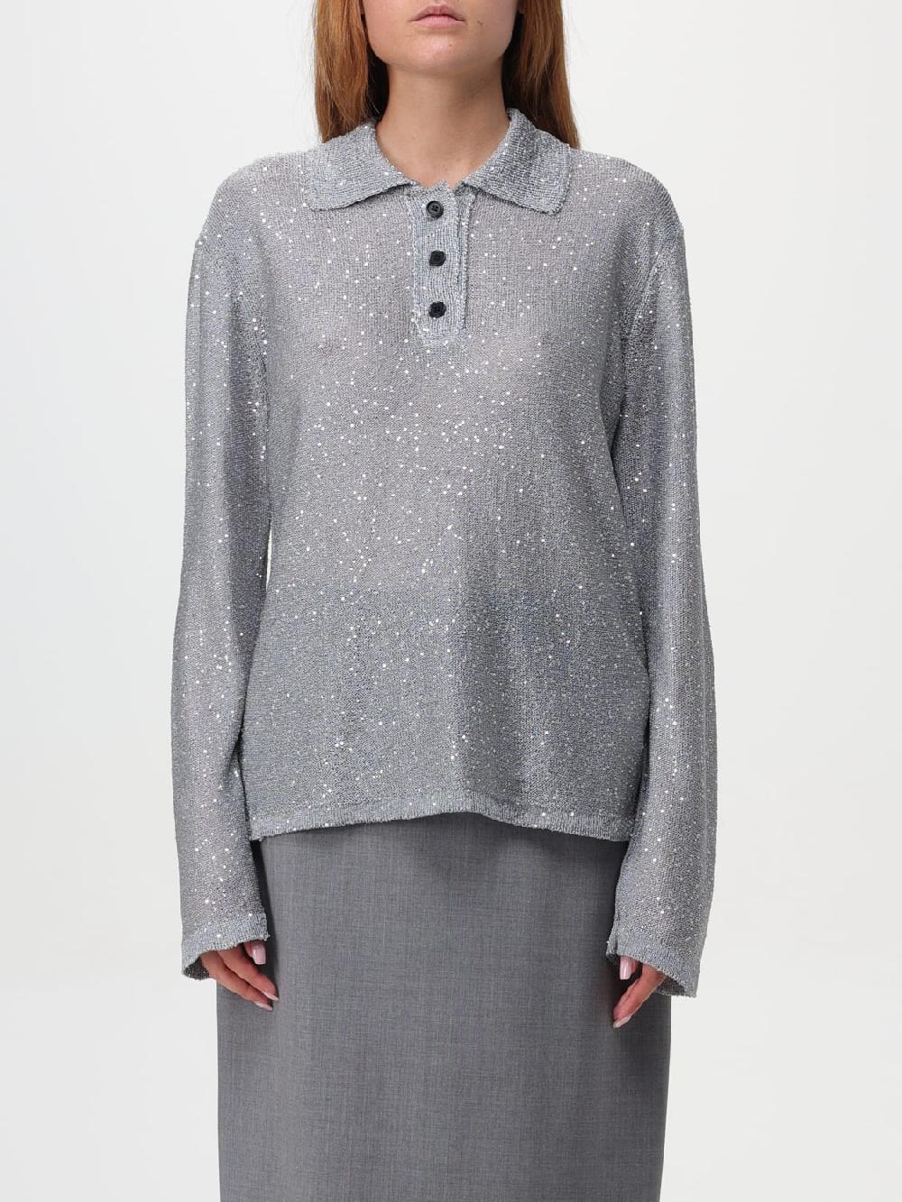 Giglio Maglia MSGM in tessuto lamè