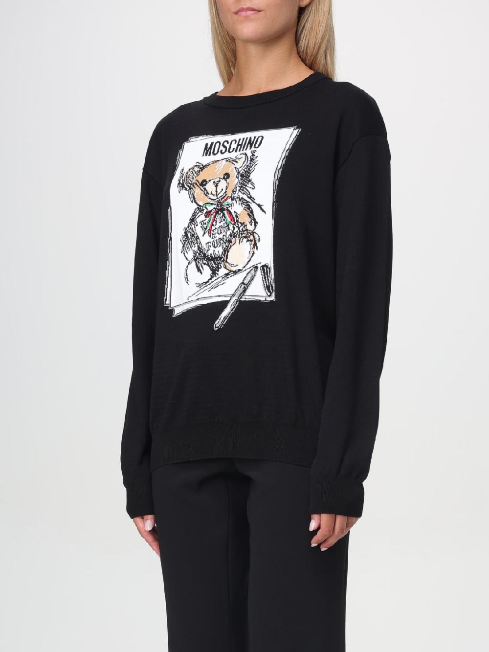 Giglio Maglia Teddy Moschino Couture In Cotone