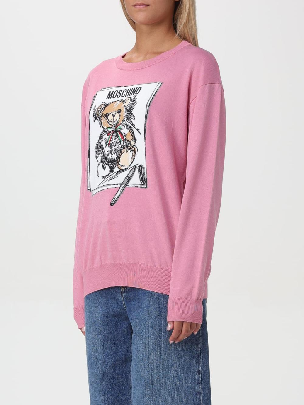 Giglio Maglia Teddy Moschino Couture In Cotone