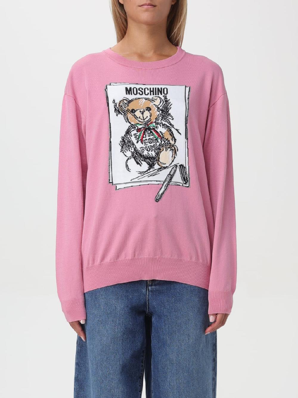 Giglio Maglia Teddy Moschino Couture in cotone