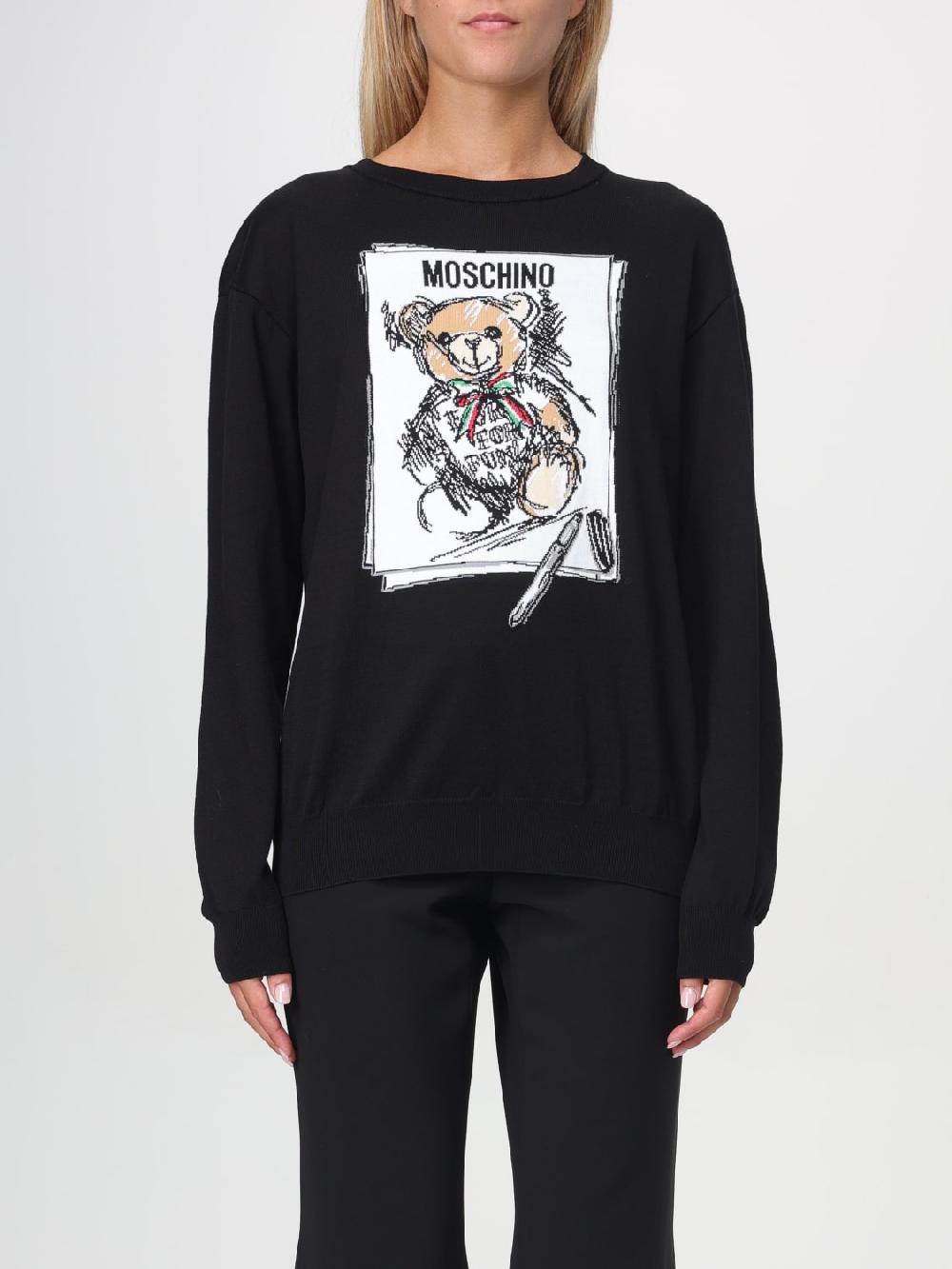 Giglio Maglia Teddy Moschino Couture in cotone