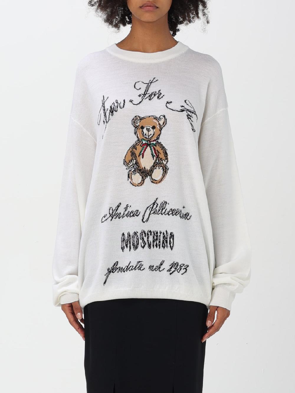 Giglio Maglia teddy Moschino Couture