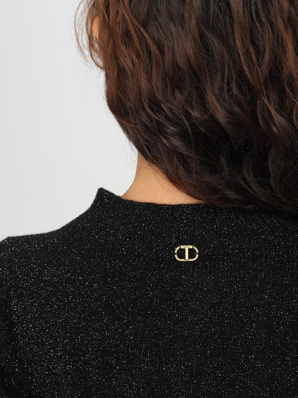 Giglio Maglia Twinset In Miksto Lana E Cashmere