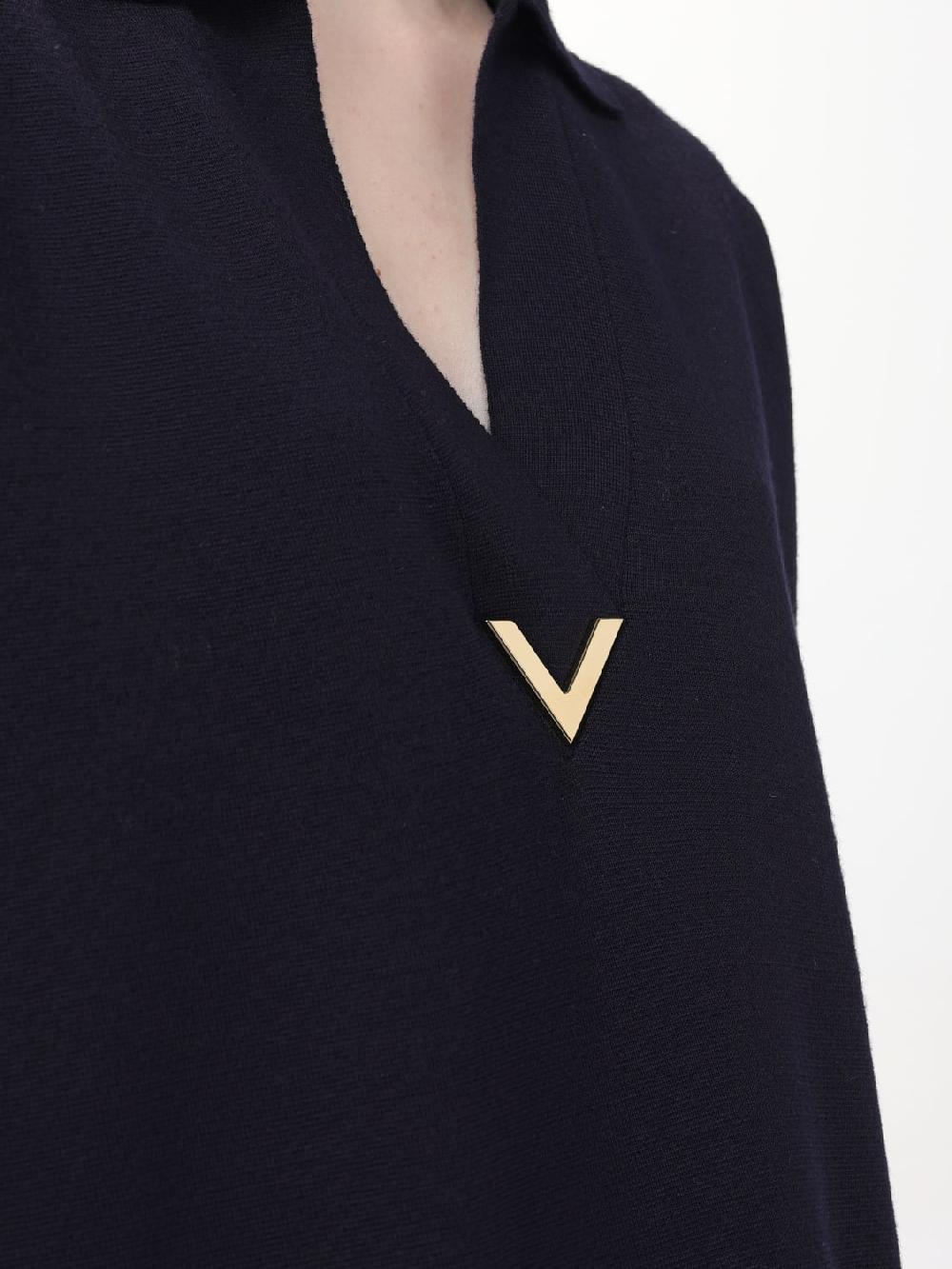 Giglio Maglia V Gold Di Lana Vergine Valentino
